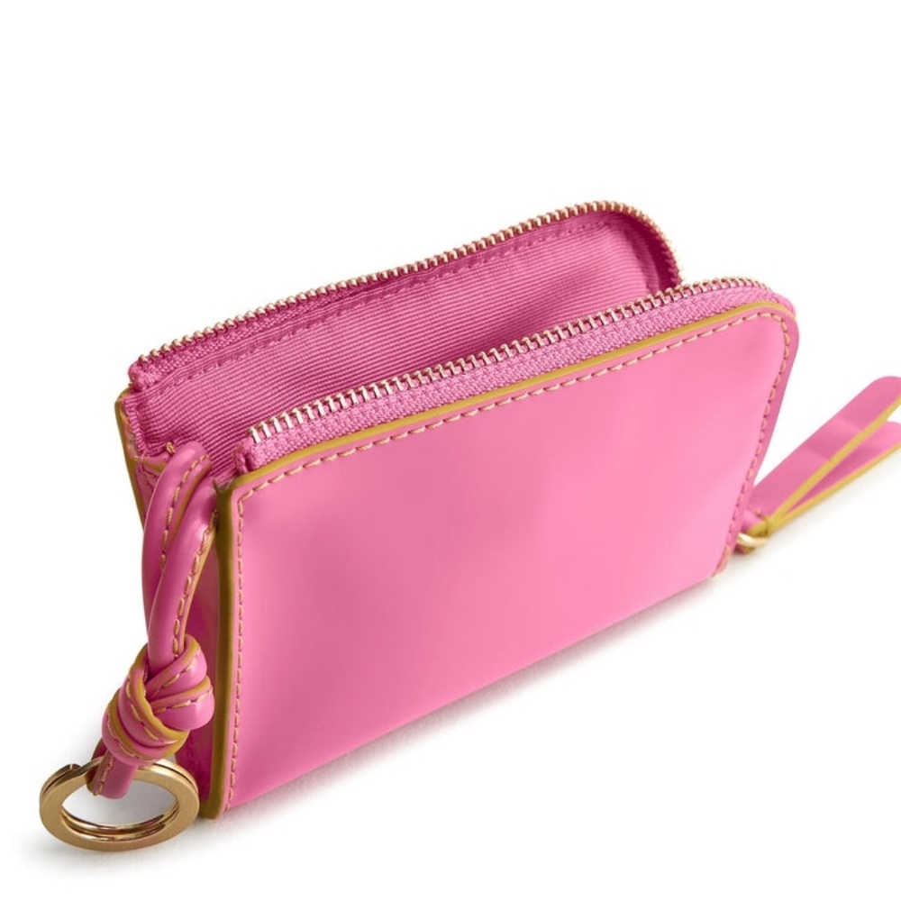 Vera Bradley Ibis Rose Zip Card Pouch